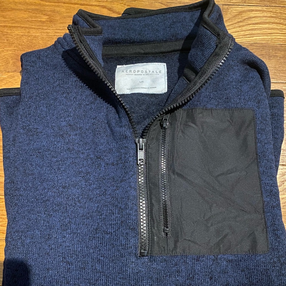 Mens Aeropostale Quarter-Zip